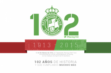 El Racing de Santander cumple 102 años