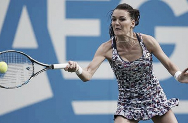 Agnieszka Radwanska says she is still improving as she looks to take her first Grand Slam