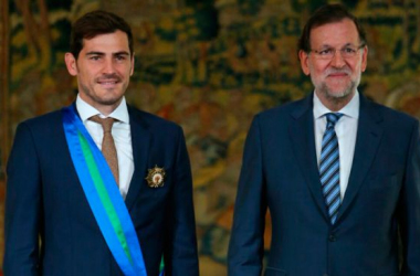 Iker Casillas recibió la Gran Cruz del Mérito Deportivo