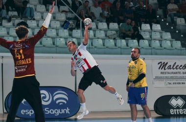 Jugador del Puerto de Sagunto en suspensión. Fuente: @bmpuertosagunto en X