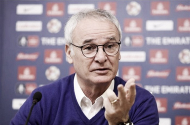 Ranieri: "Puede que lleve a cabo rotaciones durante el encuentro"