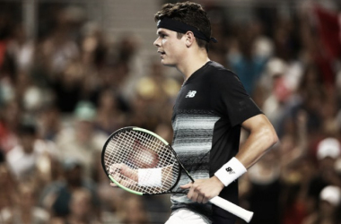 Milos Raonic demuestra su candidatura en Australia