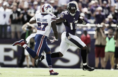 Em jogo marcado por muitas faltas, Ravens vencem Bills na NFL