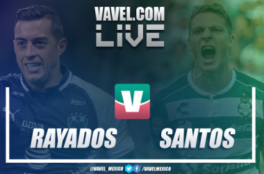 Monterrey vs Santos en Liga MX (4-0)