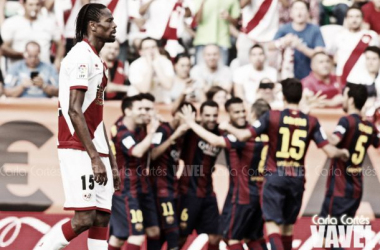 Fotos e imágenes del Rayo Vallecano - FC Barcelona, 7ª jornada de Liga BBVA