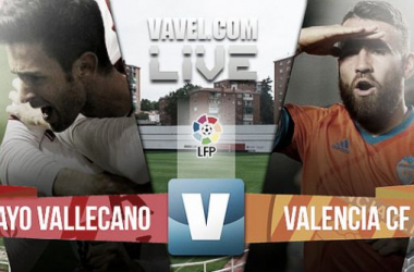 Resultado Rayo Vallecano - Valencia en la Liga BBVA 2015 (1-1)