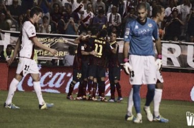 Un hat-trick de Pedro sentencia a un gran Rayo Vallecano