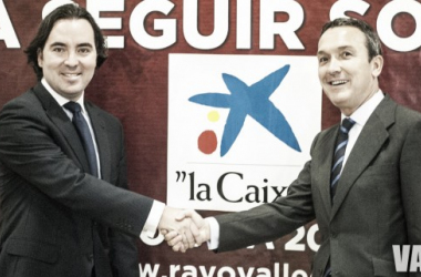 El Rayo Vallecano presenta un acuerdo de patrocinio con &#039;la Caixa&#039;