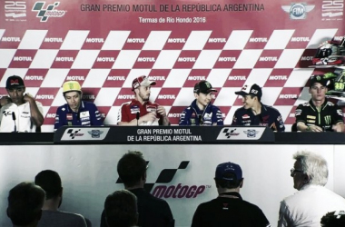 Rueda de prensa del GP de Argentina de MotoGP 2016