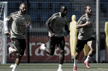 Último
entrenamiento antes de medirse a la Real Sociedad