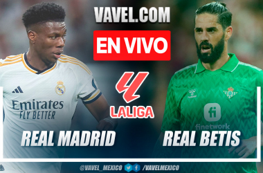 Real Madrid vs Real Betis EN VIVO hoy, Partido intenso (0-0)