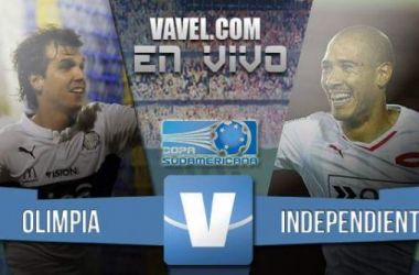 Resultado Olimpia - Independiente en Liga Argentina 2015 (0-0)
