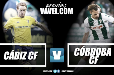 Previa Cádiz CF - Córdoba CF: Desequilibrado derbi andaluz