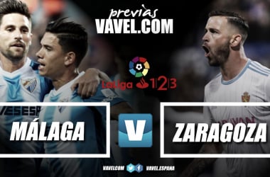 Previa Málaga CF - Real Zaragoza: objetivo, apuntalar los playoffs