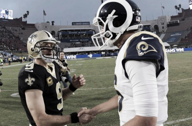 La experiencia de Brees contra la
juventud de Goff