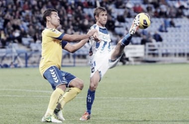 Resultado Recreativo de Huelva - Las Palmas en la Liga Adelante 2014 (1-3)