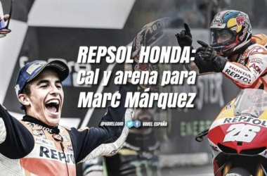 Cal y arena para Marc Márquez