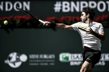 Atp Indian Wells, Federer avanti in scioltezza. Thiem k.o.