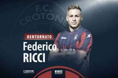 Ricci, la nueva carta del Crotone