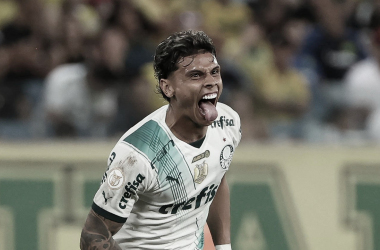 Richard Ríos celebra gol em vitória do Palmeiras e exalta desempenho no Alviverde