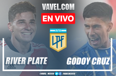 Goles y resumen del River Plate 0-2 Godoy Cruz en Liga Argentina 2022
