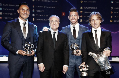 Navas, Ramos y Modric los mejores en sus posiciones en la pasada temporada de Champions