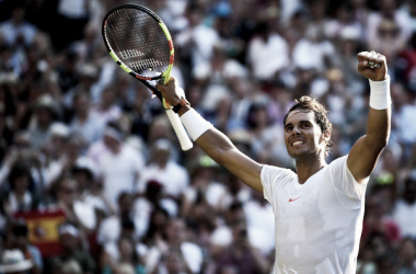 Rafa Nadal: &quot;Es un momento para disfrutarlo y encantado de poder volver a unas semifinales en Wimbledon&quot;