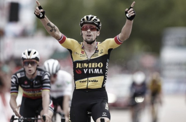 Primoz Roglic celebra su victoria en la Vuelta a España / Fuente: La Vuelta