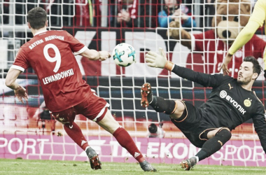 Com triplete de Lewandowski, Bayern trucida Borussia Dortmund e encaminha hexacampeonato