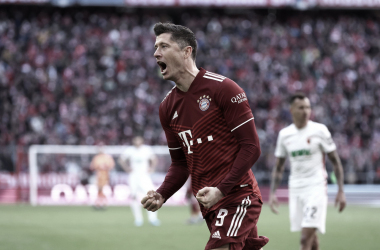 Lewandowski rescató al Bayern Múnich