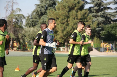 Roberto vuelve a entrenar