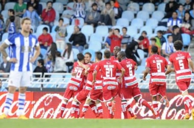 El Real Sociedad - Granada CF, en la mañana del 14 de febrero