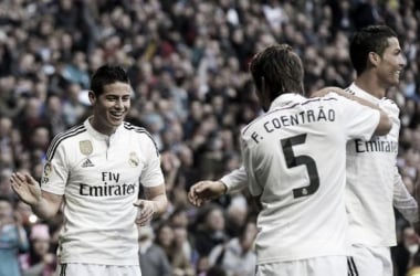 Real Madrid 3-0 Espanyol: Bale and James star as Real stay top