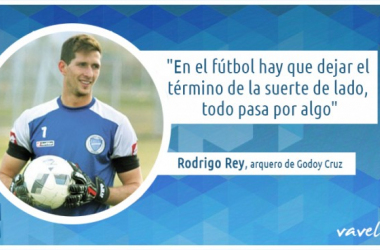 Entrevista. Rodrigo Rey: "Mi sueño es jugar la Libertadores con Godoy Cruz"