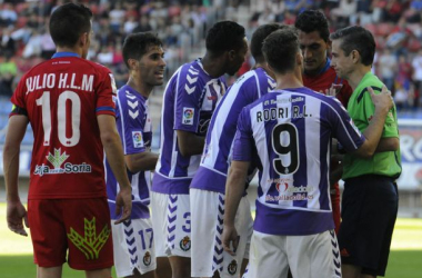 El Real Valladolid alega la segunda amarilla a Villar