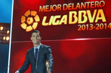 Ronaldo takes LFP awards evening by storm, Atletico's players leave empty handed