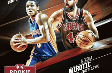 Jordan Clarkson y Nikola Mirotic, Novatos del Mes