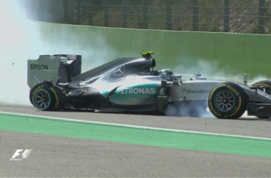 Ni un pinchazo consigue frenar a Nico Rosberg en Spa