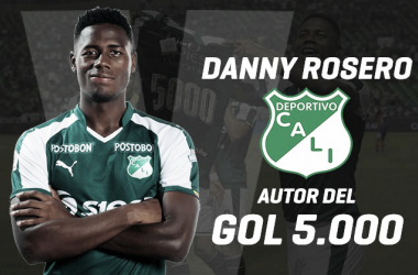 Danny Rosero; en la historia del Deportivo Cali