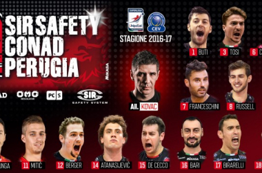 VolleyM, la stagione 2016/2017 ai nastri di partenza: la nuova Sir Safety Perugia