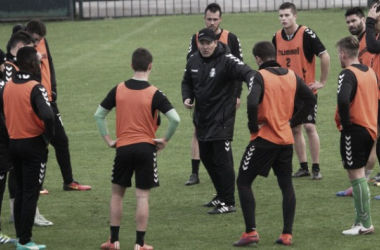 El Racing de Santander sigue preparando el duelo ante el CD Palencia