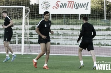 El entrenamiento del Málaga CF en imágenes