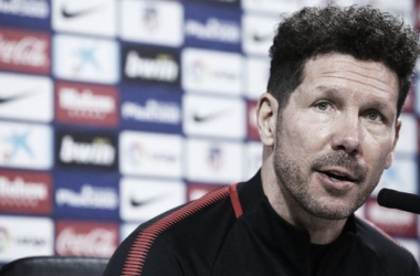 Simeone: &quot;Soy optimista con lo que tenemos&quot;