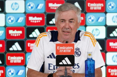 Ancelotti: "Sin nuestro mejor juego hemos marcado seis veces, no va a haber problema de goles"