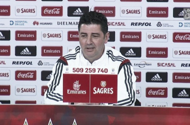 Rui Vitória: &quot;Estoy contento con mis jugadores&quot;