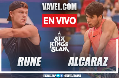 Resumen y sets de Alcaraz 2-0 Rune en Six Kings Slam 2024