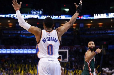 Oklahoma City Thunder Down Milwaukee Bucks Behind Westbrook And Durant