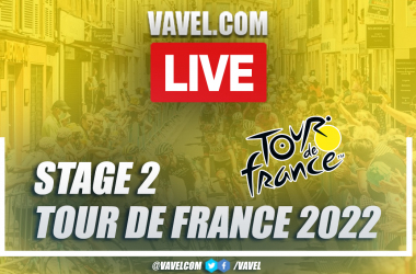 Stage 2 Tour de France LIVE: Roskilde - Nyborg 2022