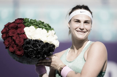 Suma y sigue para Sabalenka en la final de Abu Dhabi