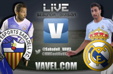 Resultado CE Sabadell - Real Madrid Castilla en la 20ª jornada de la Liga Adelante (3-2)